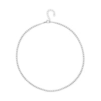 Curb Necklace (19.5 Inches) in Stainless Steel