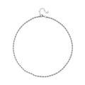 Round Net Necklace 20-22 Inches in Stainless Steel 19.50 Grams - Sticky add to cart bar