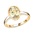 14K Yellow Gold AAA Turkizite Solitaire Ring 3.15 ctw - Sticky add to cart bar