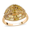 Yellow Diamond in Yellow Gold Vermeil