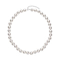 Doorbuster White Shell Pearl Necklace 20 Inches in Stainless Steel - Sticky add to cart bar