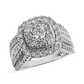 NY Closeout 14K White Gold Diamond G-H I1 Ring (Size 7.0) 8 Grams 2.00 ctw - Sticky add to cart bar