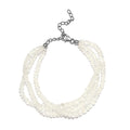 Premium Rainbow Moonstone Beaded Bracelet in Sterling Silver (7.25-9.25In) 65.50 ctw - Sticky add to cart bar