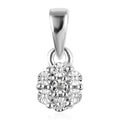 Diamond Accent Pendant without Chain in Sterling Silver - Sticky add to cart bar