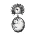White Buffalo Pendant in Sterling Silver 10.50 ctw - Sticky add to cart bar