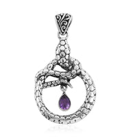BALI LEGACY Peridot Dragonfly Pendant in Sterling Silver 7.50 Grams 0.75 ctw