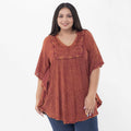 Tamsy Black V-Shape Kaftan - One Size Fits Most - Sticky add to cart bar
