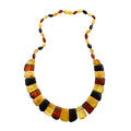 Multi Color Amber Boho Style Necklace 20 Inches - Sticky add to cart bar