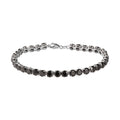 Elite Shungite  Bracelet (Size - 7) in Platinum Over Sterling Silver ,  Silver Wt. 8.09 g 11.19 ctw - Sticky add to cart bar