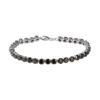 Elite Shungite  Bracelet (Size - 7) in Platinum Over Sterling Silver ,  Silver Wt. 8.09 g 11.19 ctw