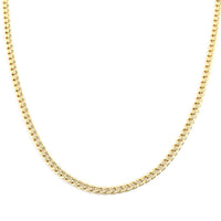 14K Yellow Gold 2.5mm Cuban Necklace (20 Inches) (4.6 g)