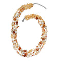 Multi Gemstone Necklace 18 Inches in Platinum Over Sterling Silver 375.90 ctw - Sticky add to cart bar
