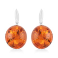 Baltic Amber Dangle Earrings in Sterling Silver - Sticky add to cart bar