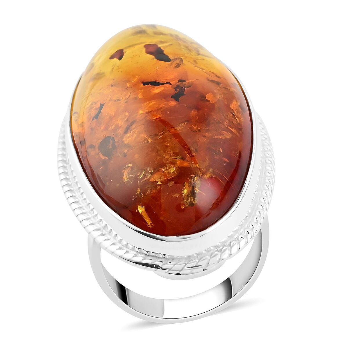 Baltic Amber Cocktail  Ring