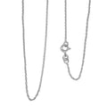 Platinum Over Sterling Silver Cable Chain (20 Inches) (1.65 g) - Sticky add to cart bar