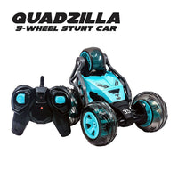 Flipo- Quadzilla | 5-Wheel RC Stunt Car Blue