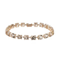 Doorbuster LUXORO 10K Yellow Gold Asscher Cut AAA Turkizite Link Bracelet (6.50 In) (3.20 g) 13.35 ctw - Sticky add to cart bar