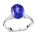 Certified ILIANA 18K White Gold AAA Tanzanite Solitaire Ring 3.07 Grams 2.75 ctw (Delivery in 5-7 Business Days) - Sticky add to cart bar