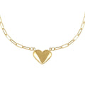 Ottoman Treasure 10K Yellow Gold Heart Necklace 18 Inches 2.90 Grams - Sticky add to cart bar