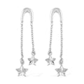 Sterling Silver Star Dangle Earrings 1.60 Grams - Sticky add to cart bar