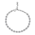 Moissanite Bracelet in Platinum Over Sterling Silver (Adjustable) 9.75 ctw - Sticky add to cart bar