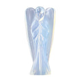 Hand Carved Rose Quartz Gemstone Angel - Pink - Sticky add to cart bar