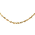 10K Yellow Gold 2mm Rope Necklace 24 Inches 1.9 Grams - Sticky add to cart bar