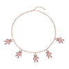 Multi Color Austrian Crystal in Rosetone