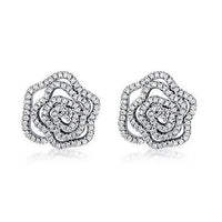 Earrings in Platinum Bond