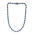 Kashmir Kyanite Necklace 18 Inches in Platinum Over Sterling Silver 24.85 ctw - Sticky add to cart bar