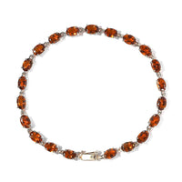 LUXORO 10K Yellow Gold Premium Natural Tanzanian Golden Tourmaline Bracelet (7.25 In) 3.10 Grams 8.60 ctw
