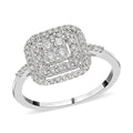 LUXORO 10K White Gold Lab Grown Diamond (G-H, SI) Ring (Size 10.0) 0.50 ctw - Sticky add to cart bar
