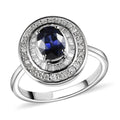 RHAPSODY 950 Platinum AAAA Tanzanian Color Change Sapphire and E-F VS2 Diamond Ring 5.20 Grams 2.10 ctw - Sticky add to cart bar