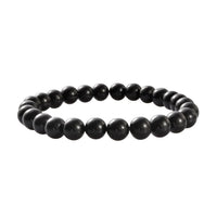 Shungite Beaded Stretch Bracelet 85.00 ctw
