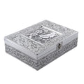 "Elephant 3D Embossed Aluminium Oxidized Storage Box  Size: 8.25(L)x6.25(W)x2.5(H) inches" - Sticky add to cart bar