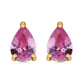 Luxoro 10K Yellow Gold AA Madagascar Pink Sapphire Earrings 1.60 ctw - Sticky add to cart bar