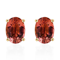 Luxoro 10K Yellow Gold AA Morro Redondo Pink Tourmaline Earrings 2.50 ctw