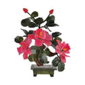 Pink Bonsai Ancient Style Flower and Tree Made with Nature Stone (11.02"x11.81") - Sticky add to cart bar