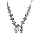 American Natural White Buffalo Squash Blossom Necklace 18 Inches in Sterling Silver 14.90 Grams 15.60 ctw - Sticky add to cart bar