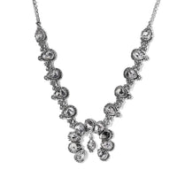 American Natural White Buffalo Squash Blossom Necklace 18 Inches in Sterling Silver 14.90 Grams 15.60 ctw