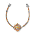 TLV Madagascar Yellow Sapphire, Multi Gemstone Bracelet in Platinum Over Sterling Silver (7.25 In) (11.35 g) 15.00 ctw - Sticky add to cart bar