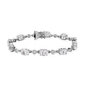 Mexican Hyalite Opal and Moissanite Bracelet in Platinum Over Sterling Silver With UV Torch (7.25 In) 11.25 Grams 10.25 ctw - Sticky add to cart bar