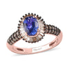 Tanzanite & Champagne Diamond