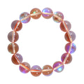 Simulated Mystic Yellow Magic Color Glass Beaded Stretch Bracelet - Sticky add to cart bar