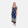 Navy Baroque Print