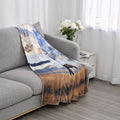 TLV Homesmart Brown Elephant Digital Print Pattern Flannel Blanket (60"x80") - Sticky add to cart bar