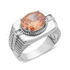 Simulated Champagne Diamond