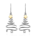 14K YG and Rhodium Over Sterling Silver Earrings 2.90 Grams - Sticky add to cart bar