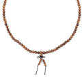 Natural Brown 108 Beaded Feng Shui Stretch Bracelet - Sticky add to cart bar