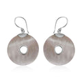 Mother Of Pearl Fancy Earrings in Sterling Silver - Sticky add to cart bar